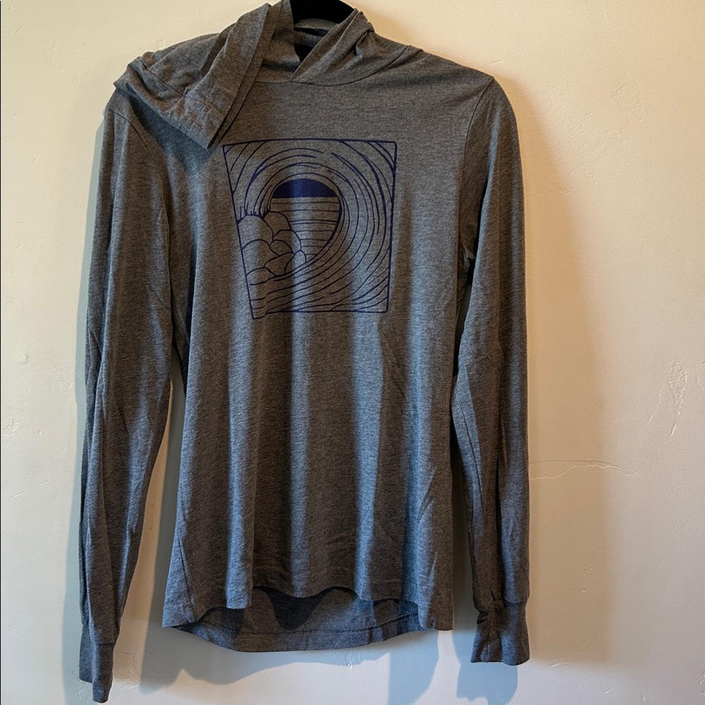 Gray Graphic Hooded Tshirt Ohana Brand